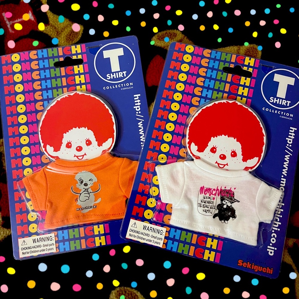 Official Sekiguchi Monchhichi Novelty T Shirt Collection